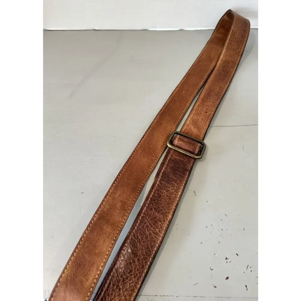 Moore & Giles Reclaimed Messenger Bag In Heirloom Oak Computer Distressed